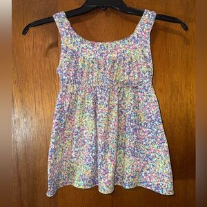 Red Camel Colorful Floral Pattern Top size M